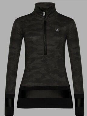 💥Toni Sailer Women’s Full-Zip Knit Jacket – Black – Luxury Ski & Après-Ski